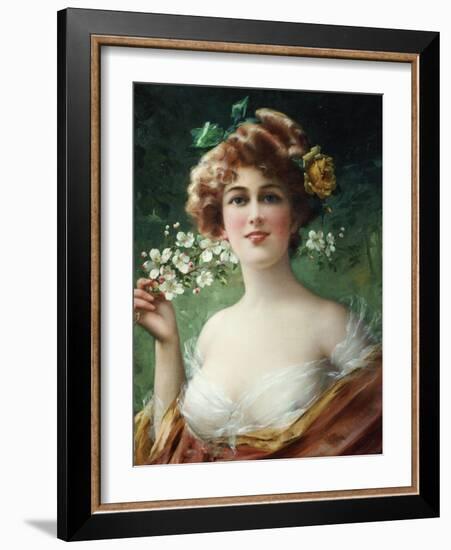 Blossoming Beauty-Emile Vernon-Framed Giclee Print