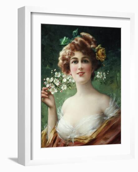 Blossoming Beauty-Emile Vernon-Framed Giclee Print