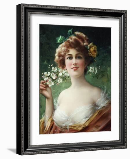 Blossoming Beauty-Emile Vernon-Framed Giclee Print