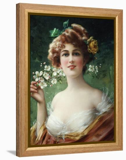 Blossoming Beauty-Emile Vernon-Framed Premier Image Canvas