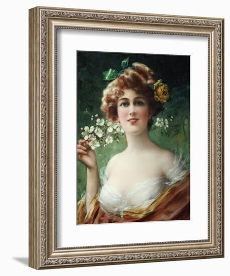 Blossoming Beauty-Emile Vernon-Framed Giclee Print