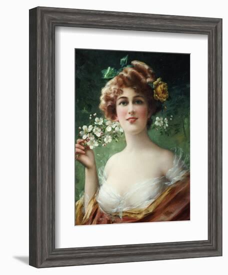 Blossoming Beauty-Emile Vernon-Framed Giclee Print