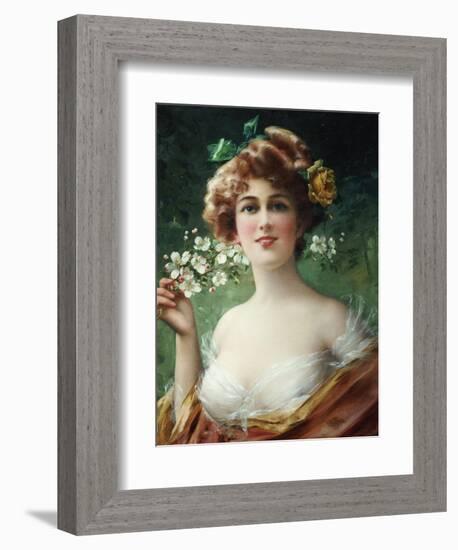 Blossoming Beauty-Emile Vernon-Framed Giclee Print