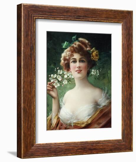 Blossoming Beauty-Emile Vernon-Framed Giclee Print