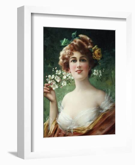 Blossoming Beauty-Emile Vernon-Framed Giclee Print