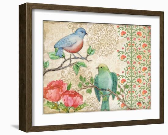 Blossoming Birds II-Paul Brent-Framed Art Print