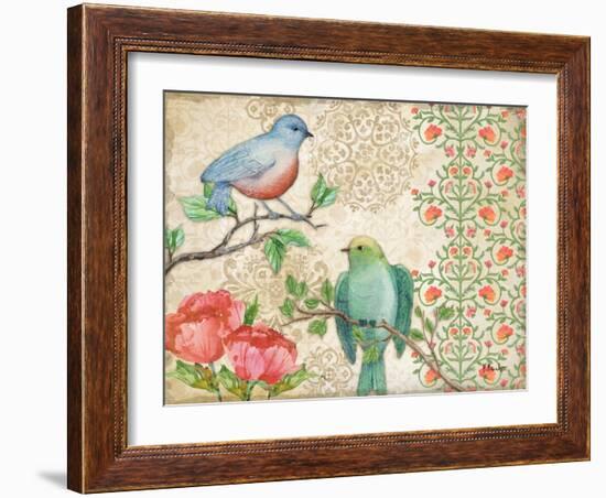 Blossoming Birds II-Paul Brent-Framed Art Print