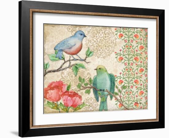 Blossoming Birds II-Paul Brent-Framed Art Print