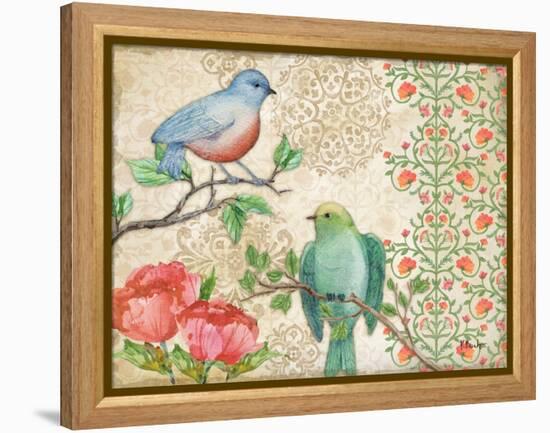 Blossoming Birds II-Paul Brent-Framed Stretched Canvas