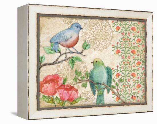 Blossoming Birds II-Paul Brent-Framed Stretched Canvas