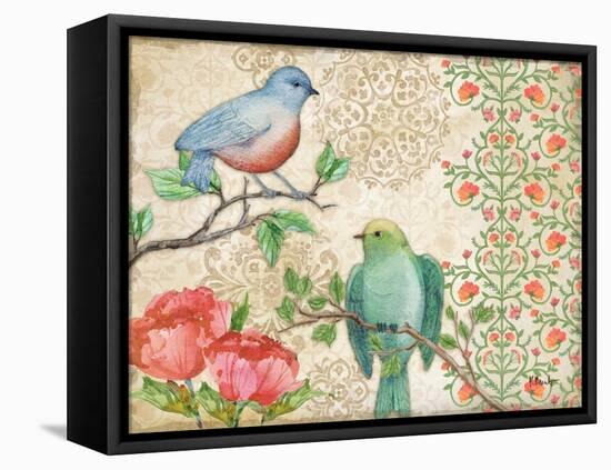 Blossoming Birds II-Paul Brent-Framed Stretched Canvas