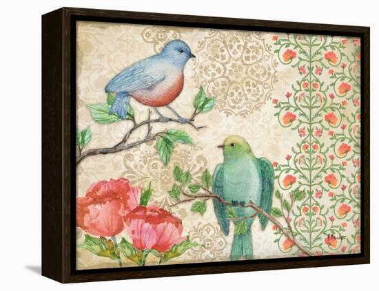 Blossoming Birds II-Paul Brent-Framed Stretched Canvas