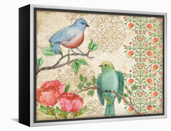 Blossoming Birds II-Paul Brent-Framed Stretched Canvas