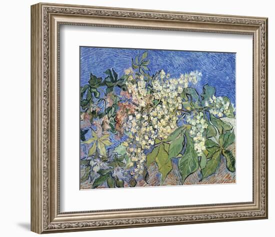 Blossoming Chestnut Branches, 1890-Vincent van Gogh-Framed Art Print