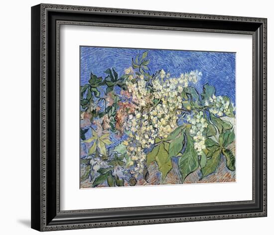 Blossoming Chestnut Branches, 1890-Vincent van Gogh-Framed Art Print