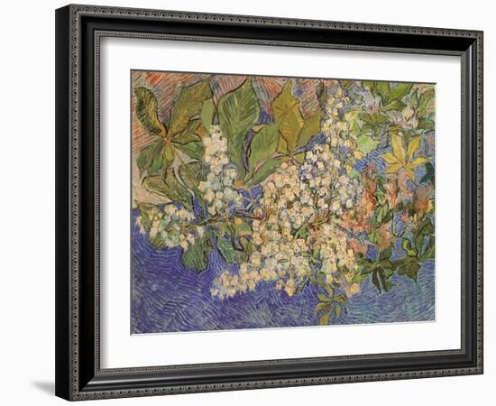 Blossoming Chestnut Branches, 1890-Vincent van Gogh-Framed Giclee Print