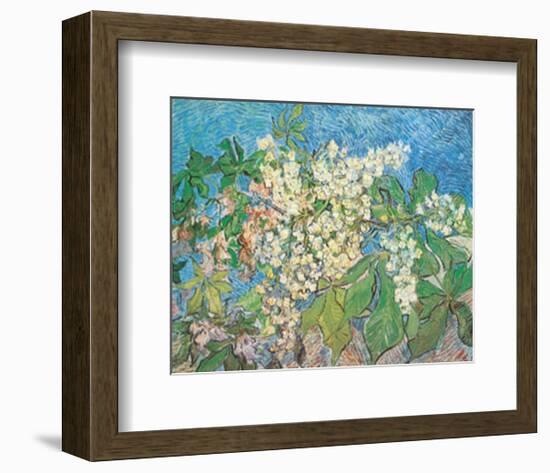 Blossoming Chestnut Branches, c.1890-Vincent van Gogh-Framed Art Print