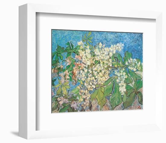 Blossoming Chestnut Branches, c.1890-Vincent van Gogh-Framed Art Print