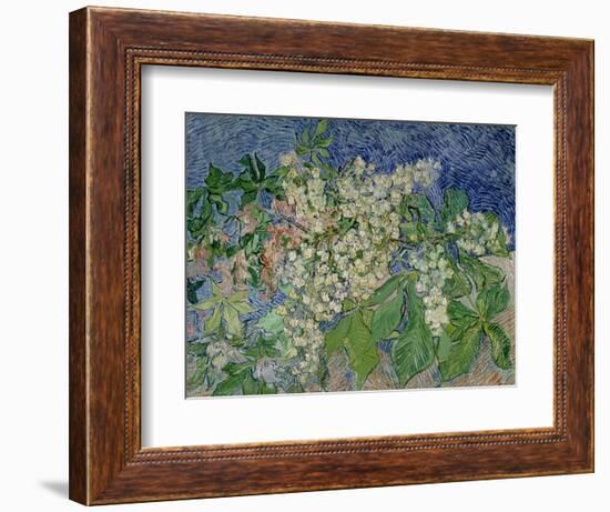 Blossoming Chestnut Branches, c.1890-Vincent van Gogh-Framed Giclee Print