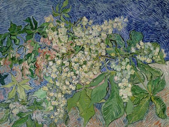 Blossoming Chestnut Branches, c.1890-Vincent van Gogh-Framed Giclee Print