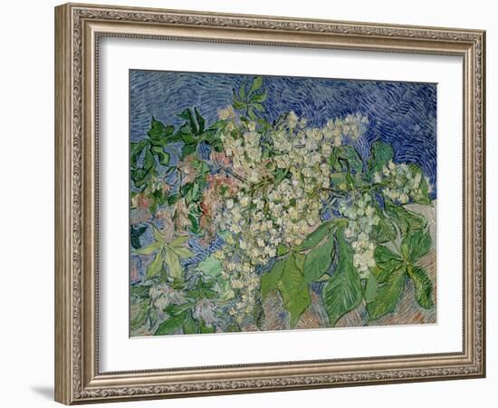 Blossoming Chestnut Branches, c.1890-Vincent van Gogh-Framed Giclee Print