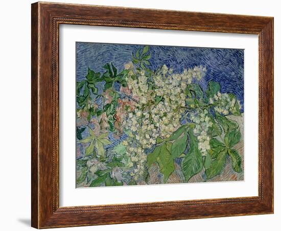 Blossoming Chestnut Branches, c.1890-Vincent van Gogh-Framed Giclee Print