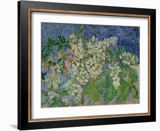 Blossoming Chestnut Branches, c.1890-Vincent van Gogh-Framed Giclee Print