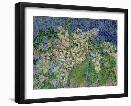 Blossoming Chestnut Branches, c.1890-Vincent van Gogh-Framed Giclee Print