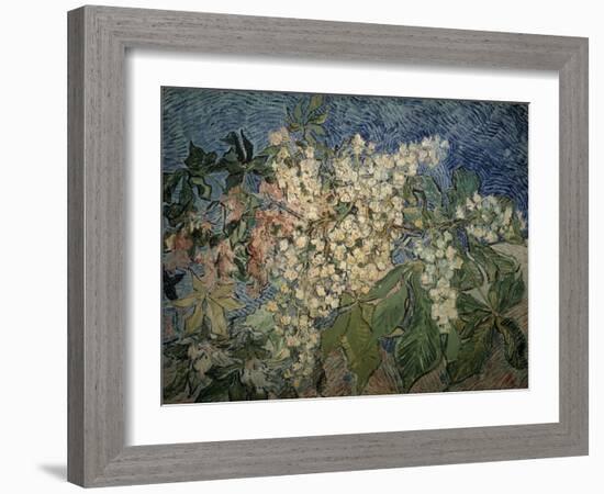 Blossoming Chestnut Branches-Vincent van Gogh-Framed Giclee Print