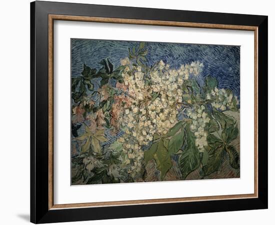 Blossoming Chestnut Branches-Vincent van Gogh-Framed Giclee Print