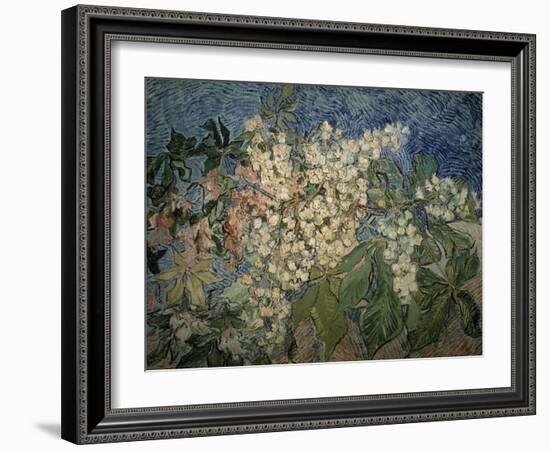 Blossoming Chestnut Branches-Vincent van Gogh-Framed Giclee Print