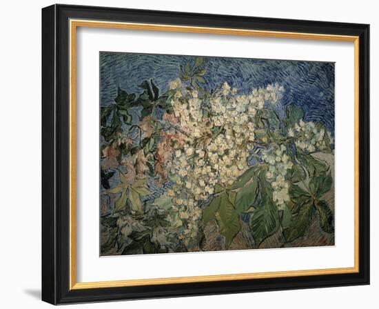 Blossoming Chestnut Branches-Vincent van Gogh-Framed Giclee Print