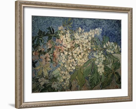 Blossoming Chestnut Branches-Vincent van Gogh-Framed Giclee Print