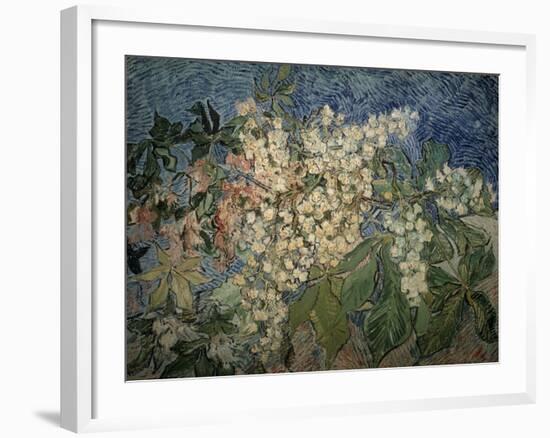 Blossoming Chestnut Branches-Vincent van Gogh-Framed Giclee Print