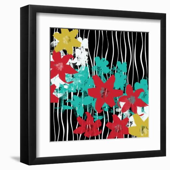 Blossoming Garden V-Yashna-Framed Art Print