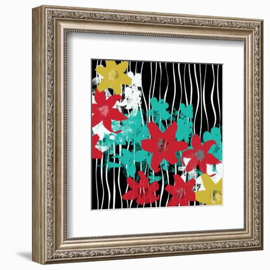 Blossoming Garden V-Yashna-Framed Art Print