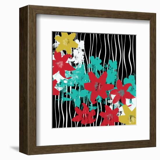 Blossoming Garden V-Yashna-Framed Art Print