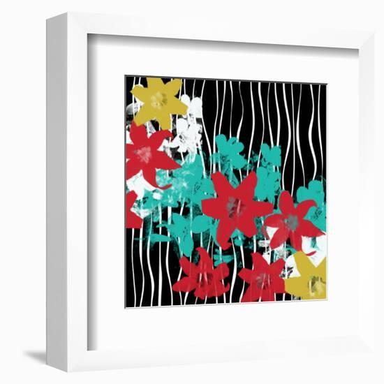 Blossoming Garden V-Yashna-Framed Art Print