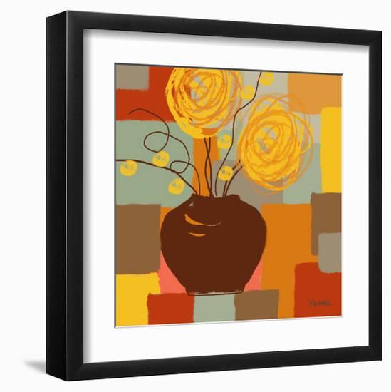 Blossoming I-Yashna-Framed Art Print