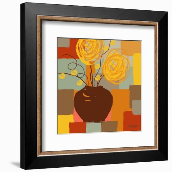 Blossoming I-Yashna-Framed Art Print