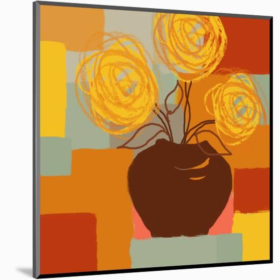 Blossoming II-Yashna-Mounted Art Print