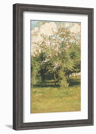 Blossoming Trees, 1882-Frederick Childe Hassam-Framed Premium Giclee Print