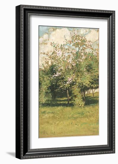 Blossoming Trees, 1882-Frederick Childe Hassam-Framed Premium Giclee Print