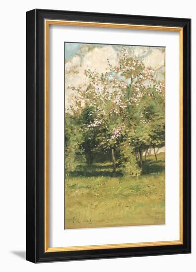 Blossoming Trees, 1882-Frederick Childe Hassam-Framed Premium Giclee Print
