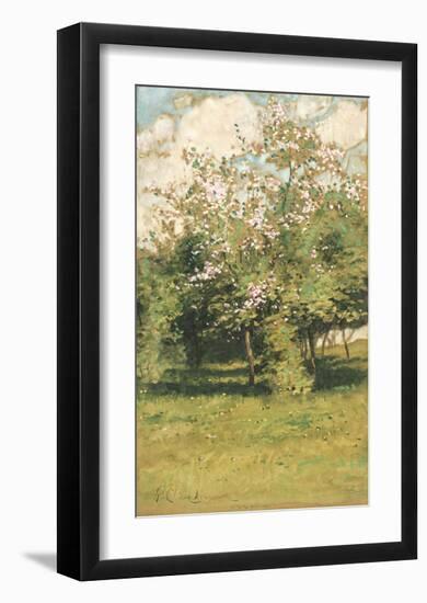 Blossoming Trees, 1882-Frederick Childe Hassam-Framed Premium Giclee Print