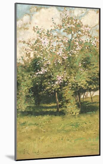 Blossoming Trees, 1882-Frederick Childe Hassam-Mounted Premium Giclee Print