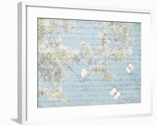 Blossoms and Butterflies I-Amy Melious-Framed Art Print