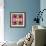 Blossoms in Blue Water Symmetric Layer Work-Alaya Gadeh-Framed Photographic Print displayed on a wall