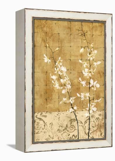 Blossoms in Gold I-Chris Donovan-Framed Stretched Canvas