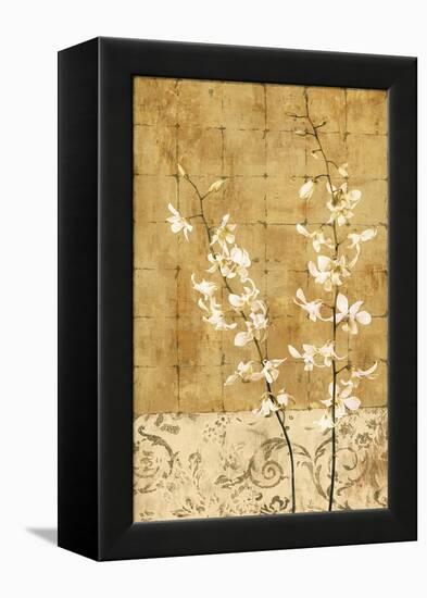 Blossoms in Gold I-Chris Donovan-Framed Stretched Canvas